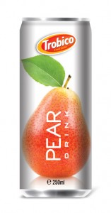 pear juice 250 ml tin can